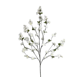 Witte kunstbloemen