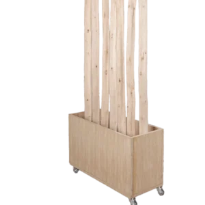 Roomdivider op wielen