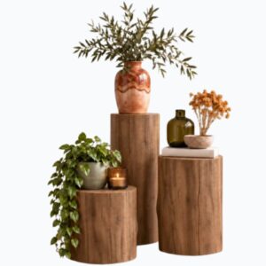 Houten zuilen