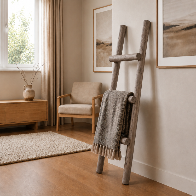Decoratieladder Grey 100 cm