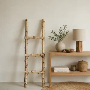 Decoratieladder berk 100 cm