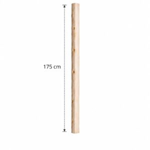 Halve ontschorste stam 175 cm