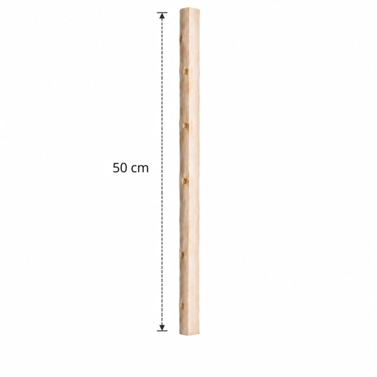 Halve ontschorste stam 50 cm