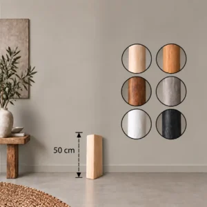 Halve stam met oliebehandeling 50 cm