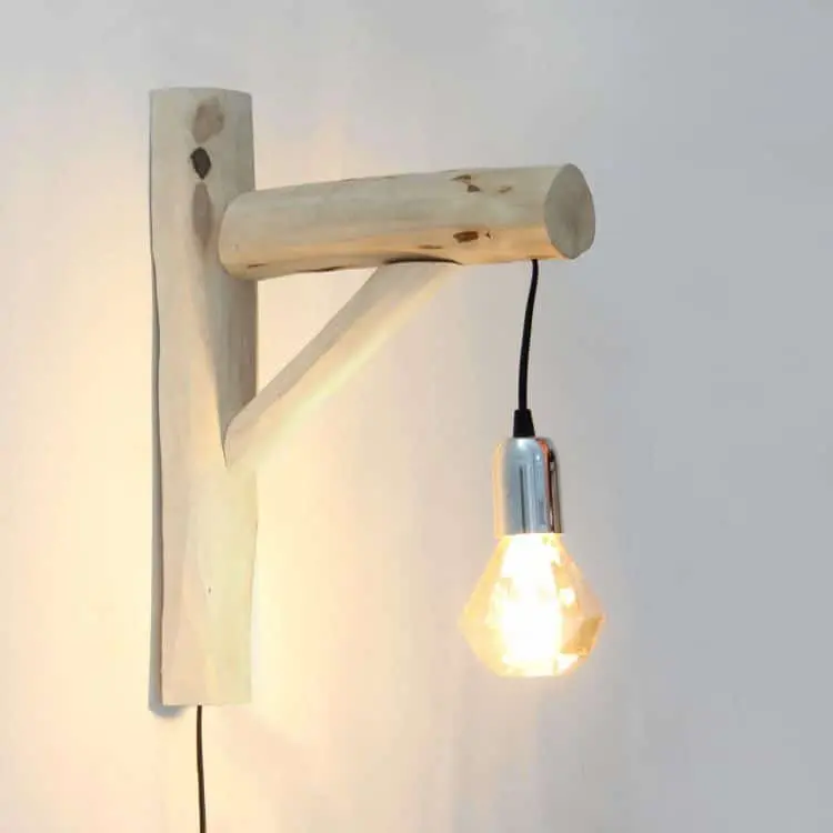 Houten Muurlamp (3)