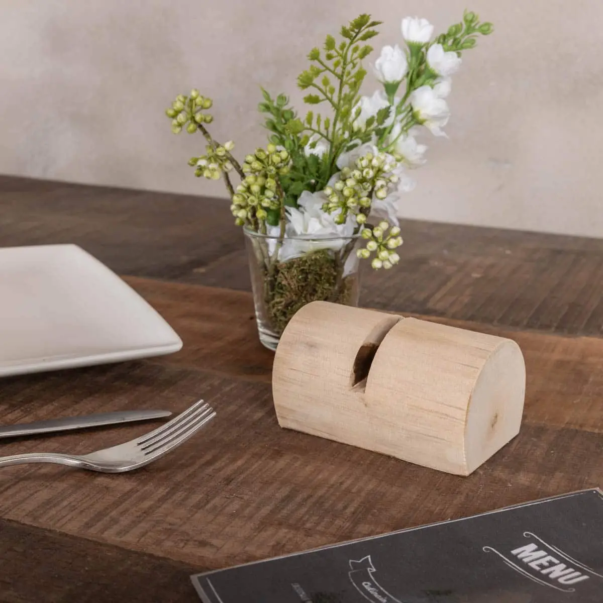 Houten menukaarthouder Duchesse 10cm (3)