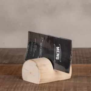 Houten menukaarthouder Duchesse 10cm