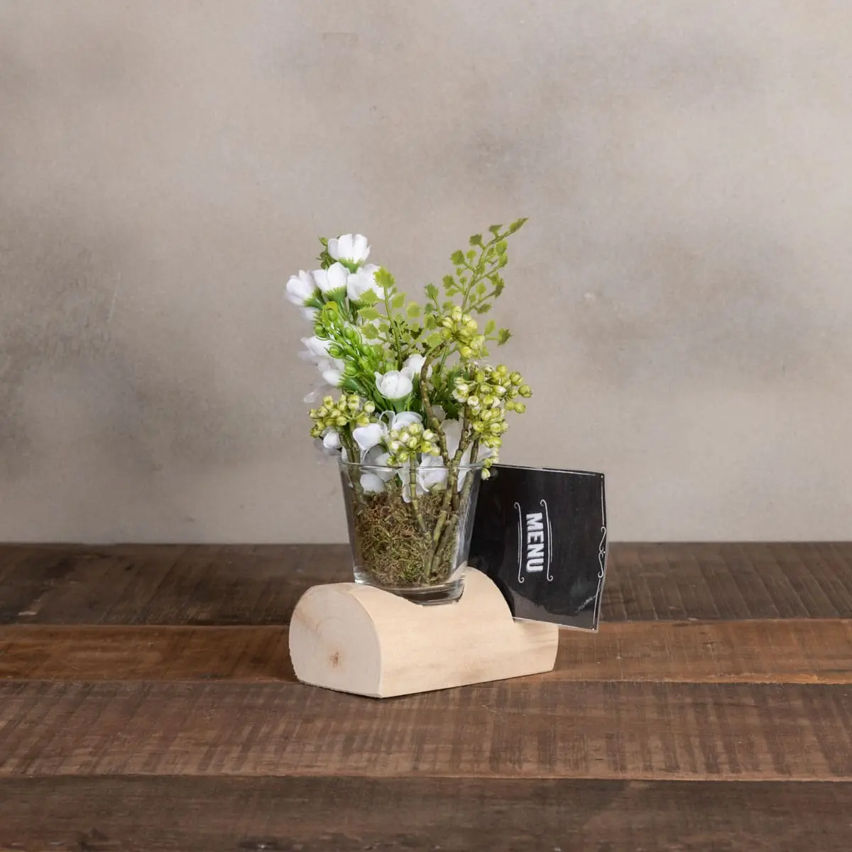 Houten menukaarthouder Niçoise 12cm (5)