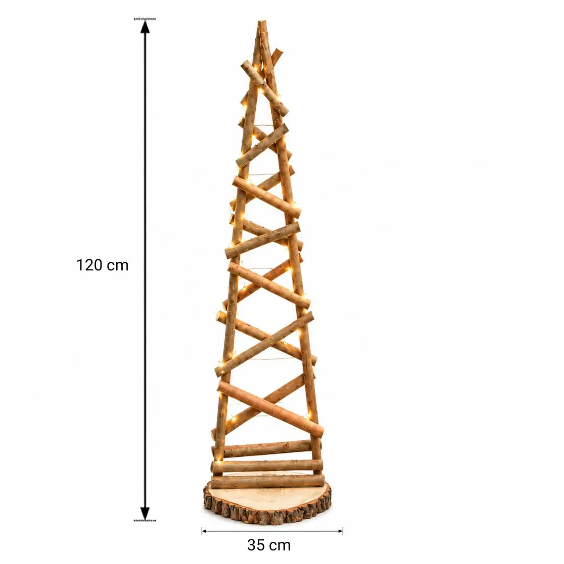 Kerstboom Wilg 2D Naturel 120cm