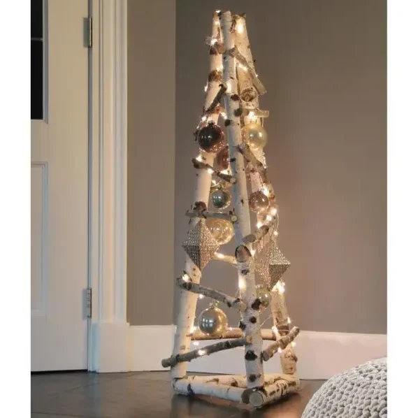Kerstboom berk 3D 75cm (1)