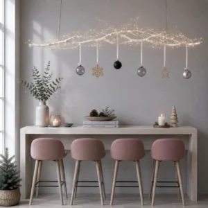 Kerstguirlande wilgentakken wit 150 cm(1)
