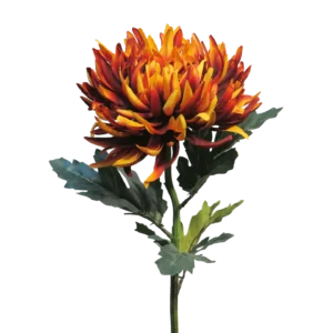 Kunst Chrysant Koperkleur 65cm