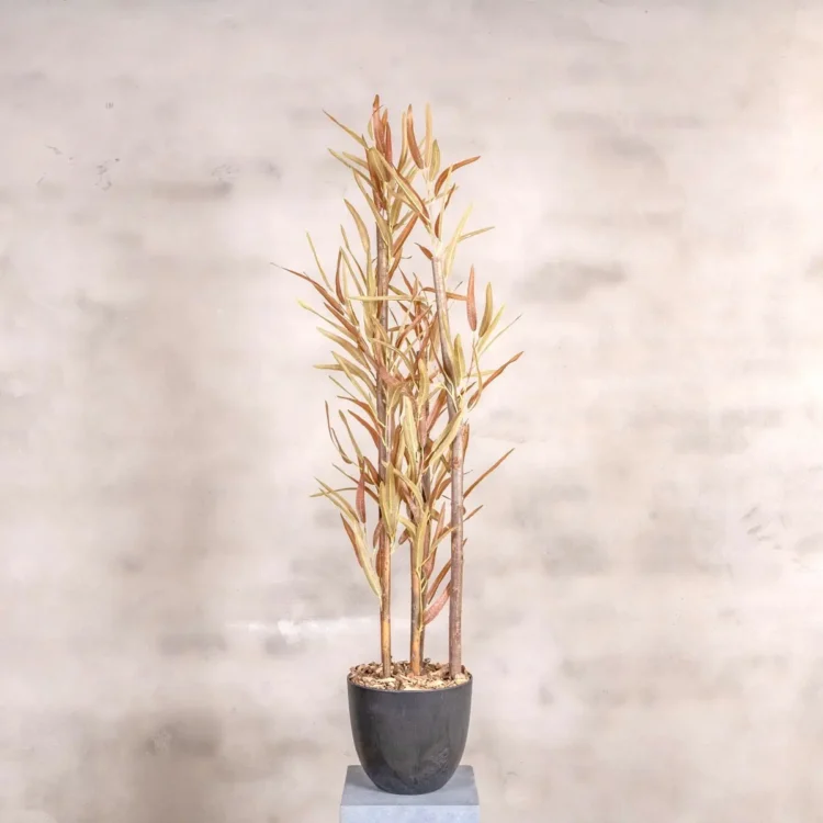 Kunstplant Eucalyptus rood-groen 120 cm (2)