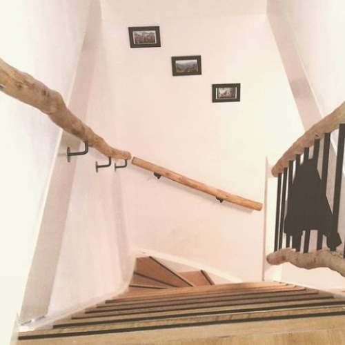 Naturel-trapleuning-met-trap-rek-Decoratietakken