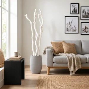 Natuurlijk takarrangement in de woonkamer-4