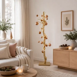 Peren kerstboom goud