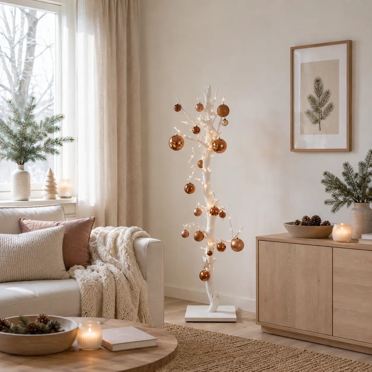Peren kerstboom wit