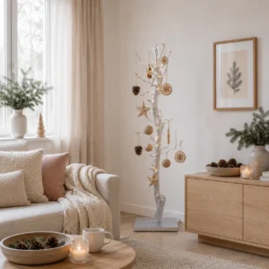 Peren kerstboom zilver