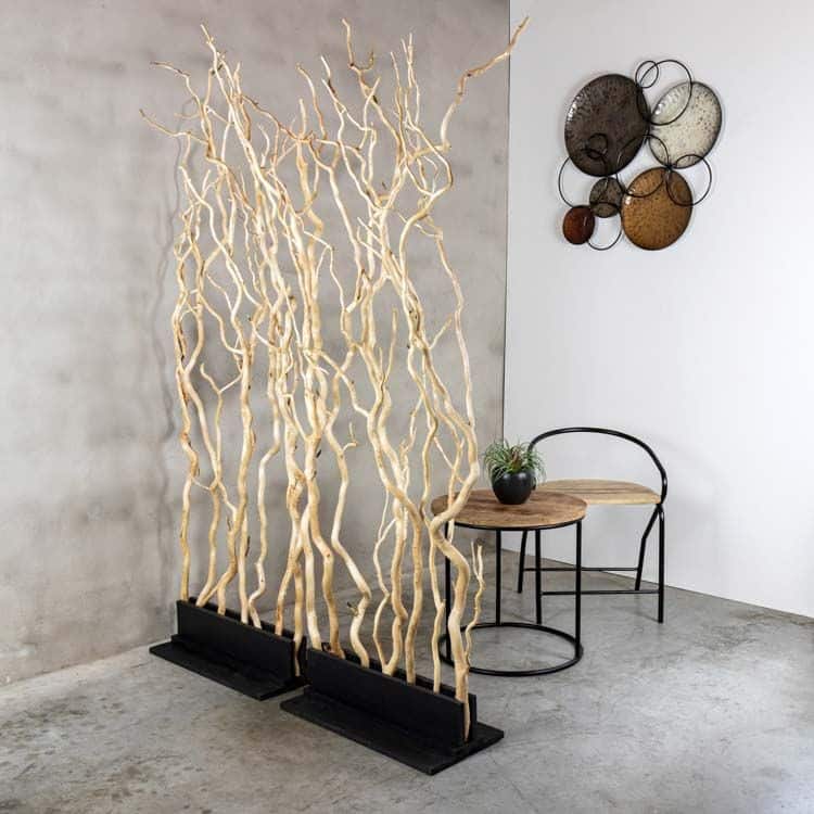Roomdivider-Brocante-Takken-Zwart-60-cm-x-170-cm