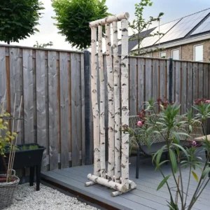 Roomdivider berk Jorn 200 cm