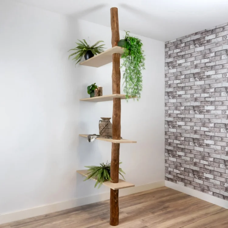 Roomdivider kast Alrik OakNaturel 250cm (1)