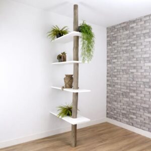 Roomdivider kast Grey-wit