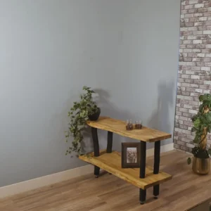 Roomdivider kast Odin Zwart Old Naturel 65cm