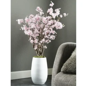 Roze fruitbloesemboom Lova met pot naar keuze 140cm (2)