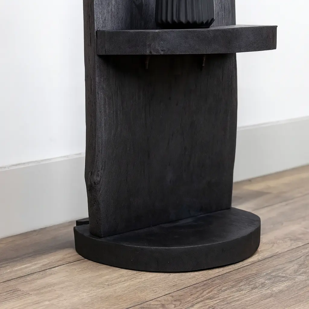 Staand Boomstamrek Vigo Zwart 25x15x100 (3)