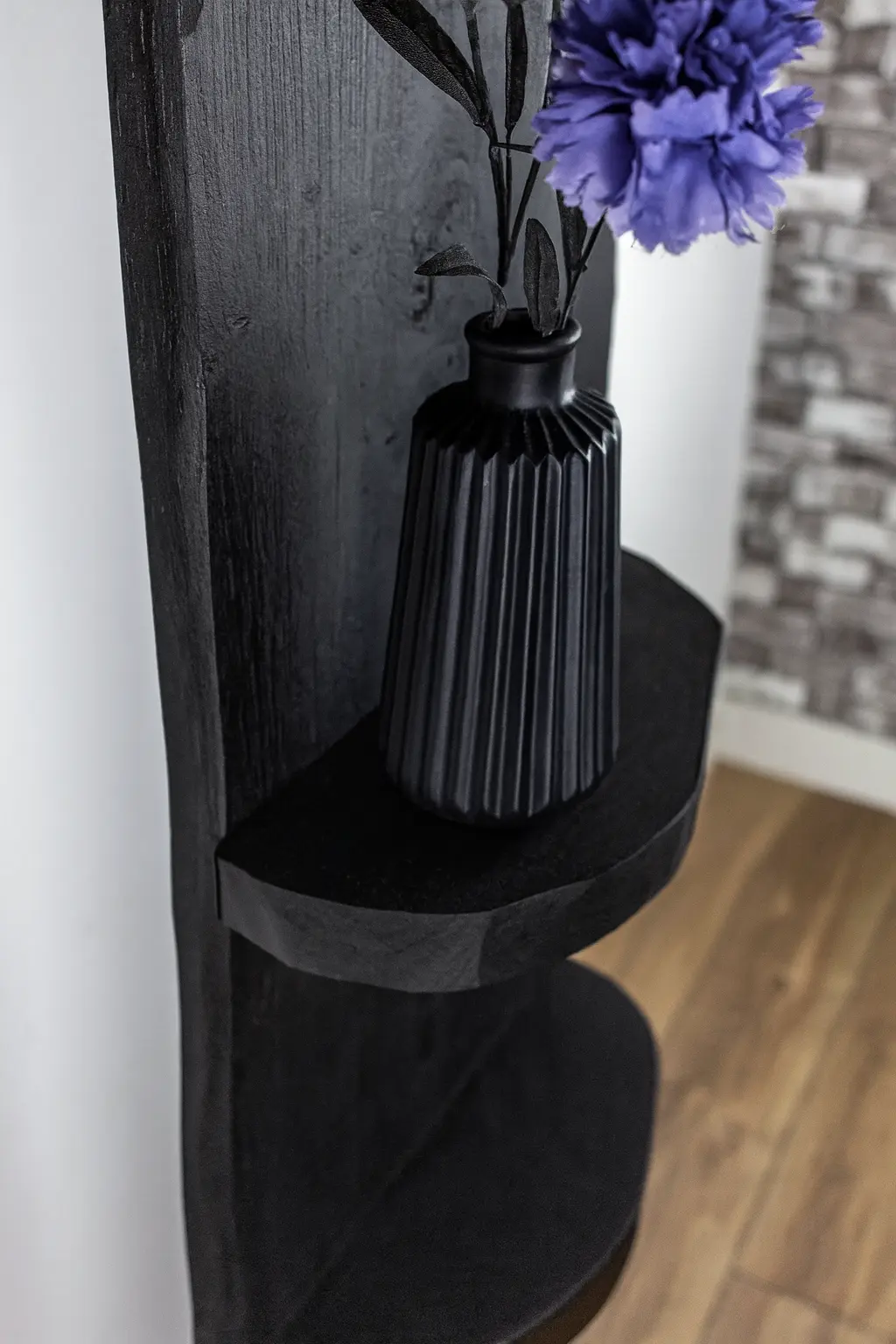 Staand Boomstamrek Vigo Zwart 25x15x150 (7)