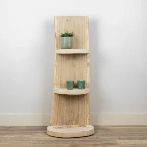 Staand Boomstamrek York Geschuurd Eiken 100cm (1)