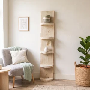 Staand boomstamrek 150 cm naturel