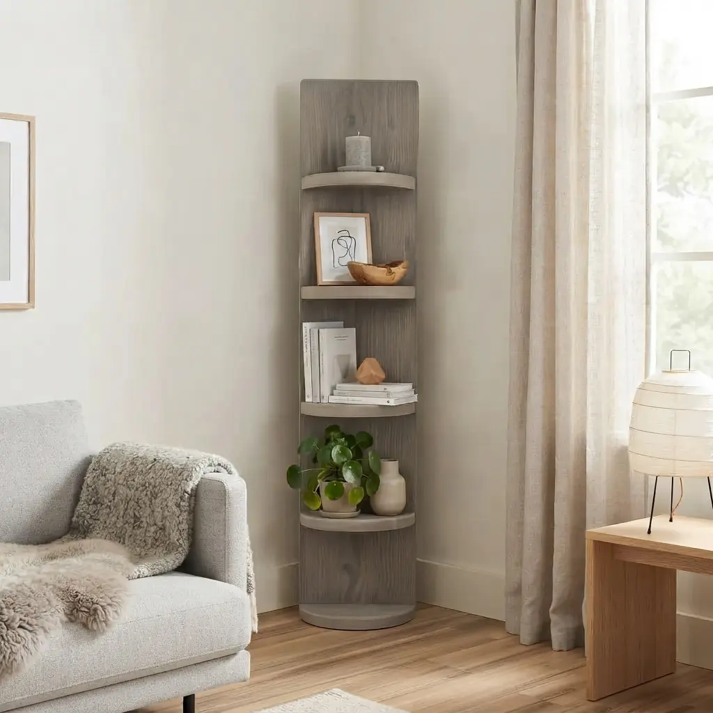 Staand boomstamrek Grey 150 cm