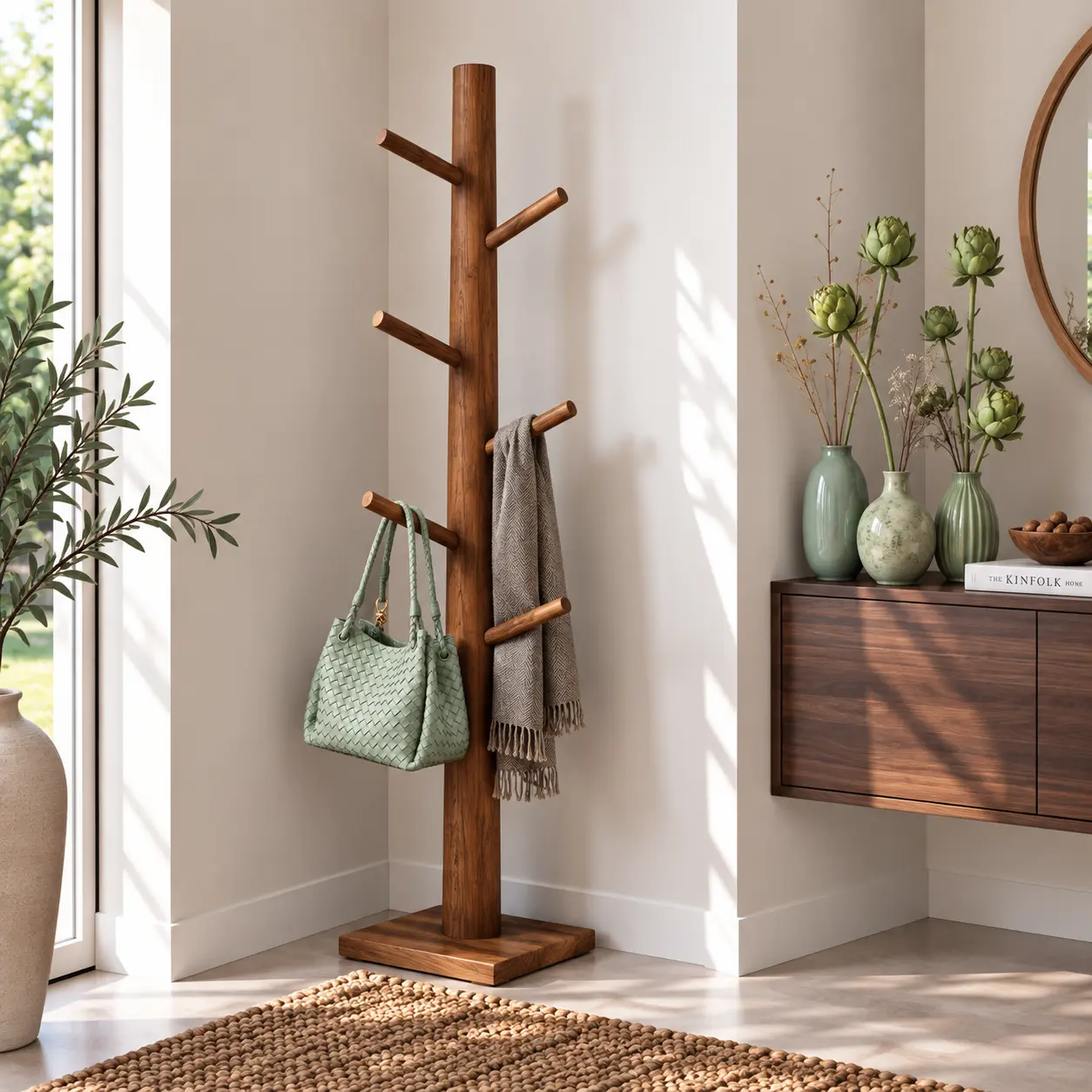 Staande kapstok Vita oak 200 cm