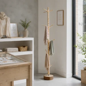 Staande kapstok teak elegant