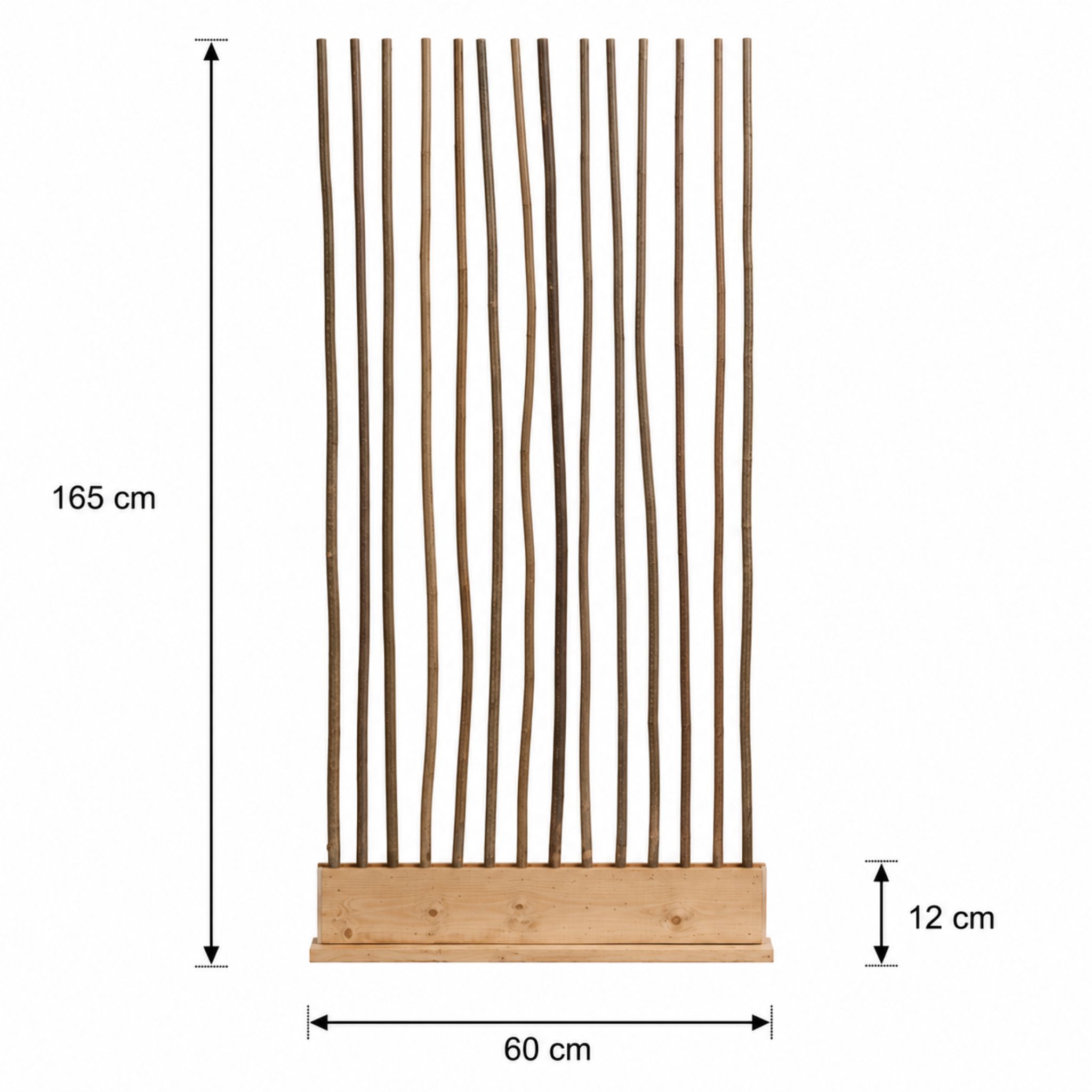 Sverre naturel voet 60x165