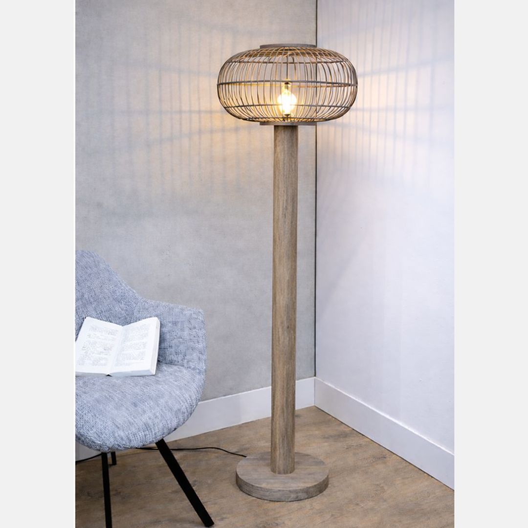 Vloerlamp hoog Grey