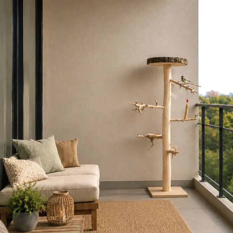 Vogelboom Chica voederplateau 120 cm