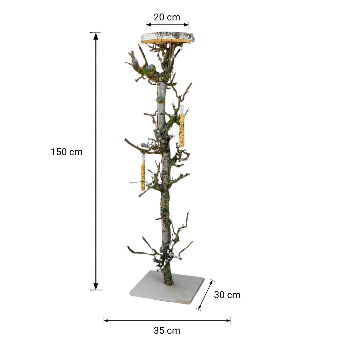 Vogelboom Rani met voederplateau _ 150 cm