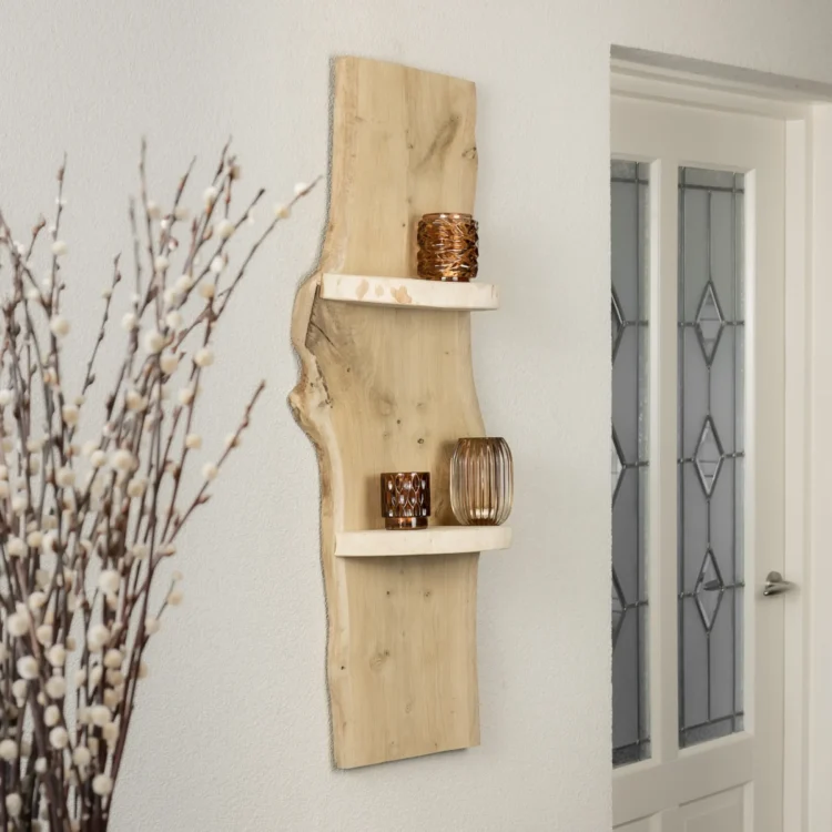 Wand Boomstamrek Eton Geschuurd eiken 100cm (1)