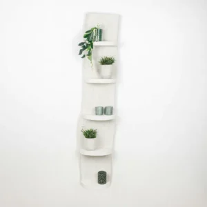 Wand Boomstamrek Svea White Wash 25x15x150