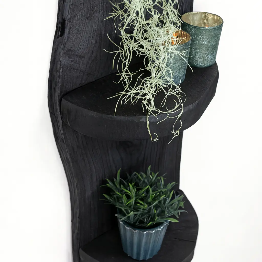 Wand Boomstamrek Vigo Zwart 25x15x100 (7)