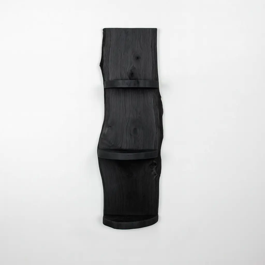 Wand Boomstamrek Vigo Zwart 25x15x100
