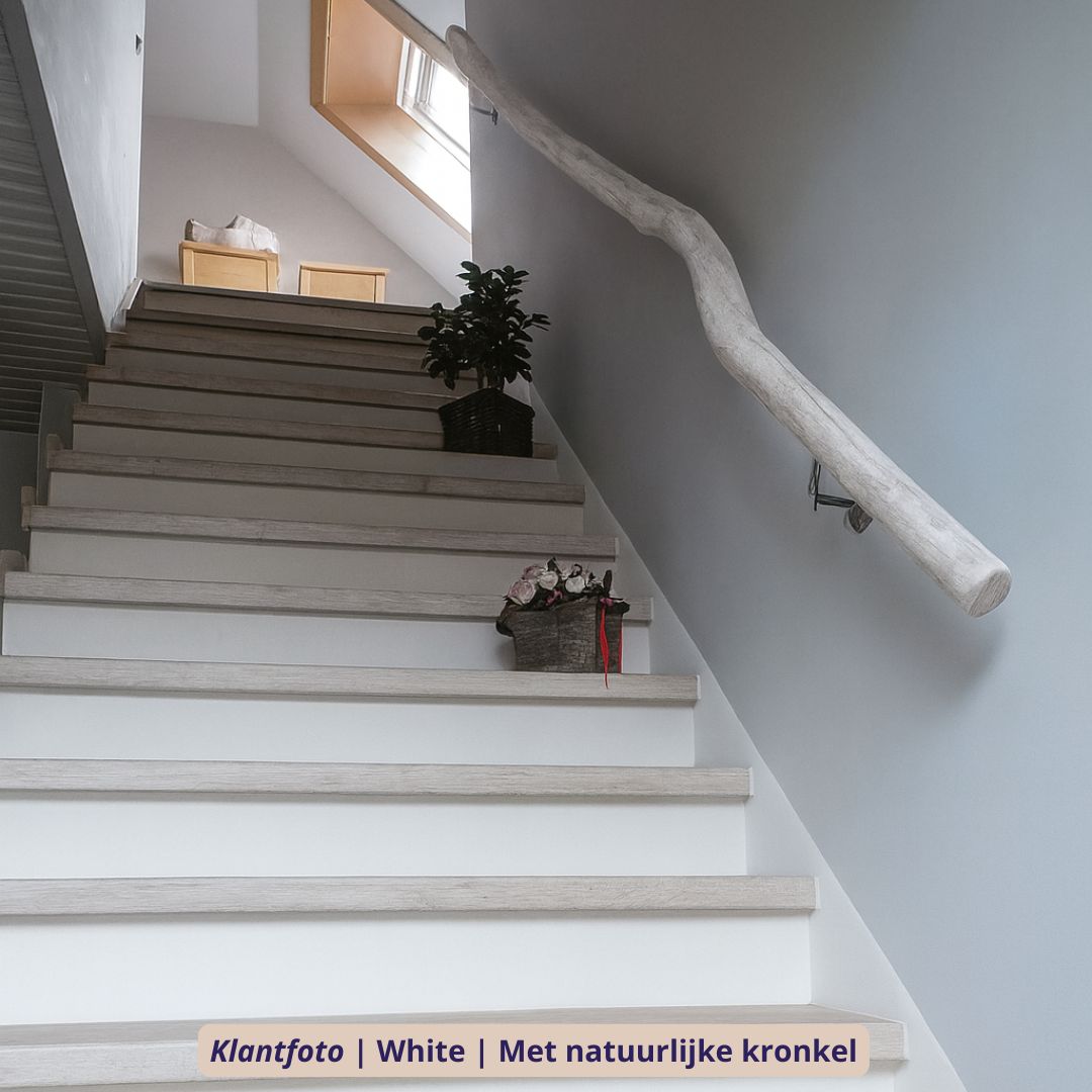 White met natuurlijke kronkel