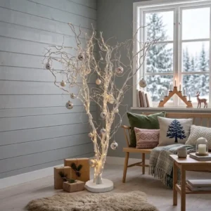 Wilgen kerstboom wit