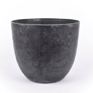 Overpot rond | Kunststof | Antraciet | 20x20