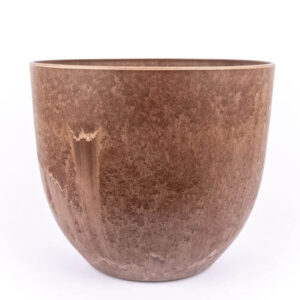 Overpot rond | Kunststof | Roestkleur | 20x20